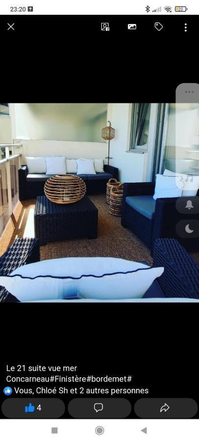 La Suite Appartement Pleine Vue Mer Конкарно Экстерьер фото